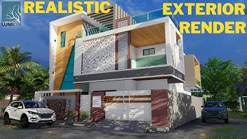 Lumion 12 Exterior Render Tutorial 10 | How to Make Realistic Exterior Render in Lumion 12