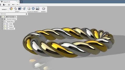 Fusion 360 - Tricolor Ring