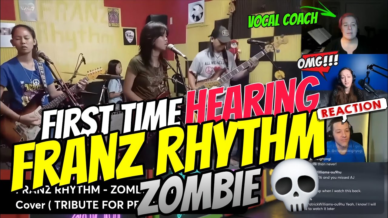 VOCAL COACH FIRST TIME HEARING - FRANZ Rhythm - (  ZOMBIE - COVERTRIBUTE FOR PEACE)