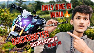 how to install QUICKSHIFTER in MT-15 V2 | QUICKSHIFTER INSTALLATION! | CRAZE #mt15 #mt15modified