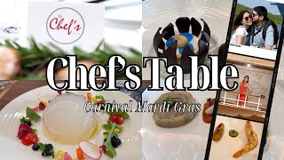 Experiencing Chef’s Table at Carnival Mardi Gras Cruise | Is It Worth It? What Did We Eat?