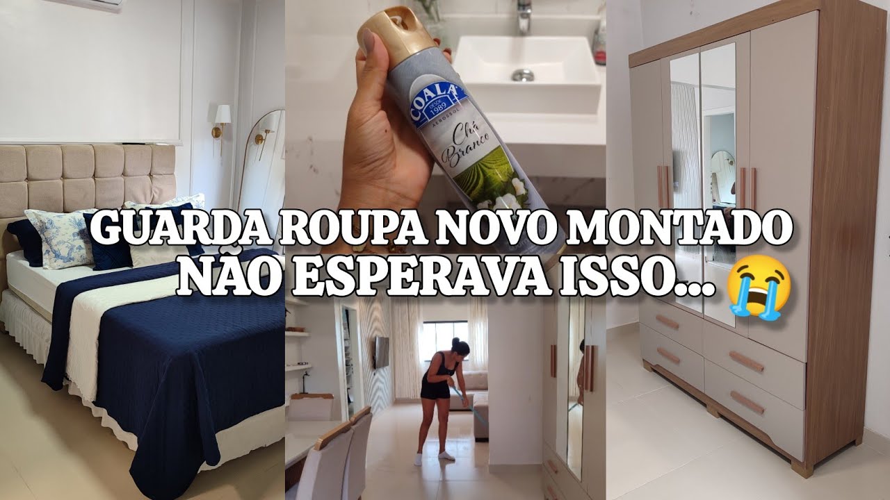 O GUARDA ROUPA FOI MONTADO, fiquei decepcionada 😢, NOVA ROTINA, volta às aulas, BANHEIRO LIMPINHO 🥰