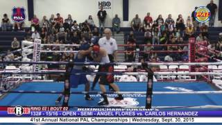 41St Nat. Pal Boxing Tournament Angel Flores Vs. Carlos Hernandez