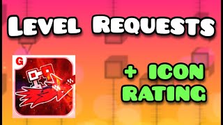 🔴 Playing Your Levels And Rating Your Icons! | Geometry Dash Live