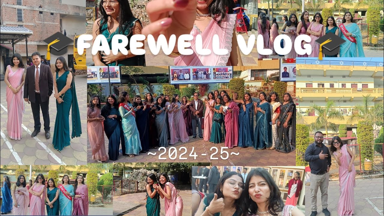 farewell vlog 2025 ️ || grade 12th || GRIZZLY VIDAYALAYA #farewell2k25 ...