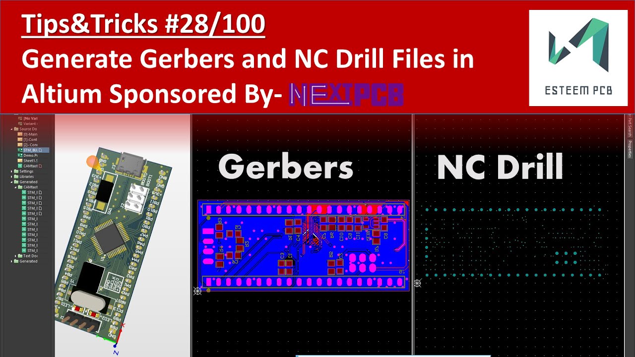 Gerbers and NC Drill Files Altium Designer Tips 28 Sponsored by
