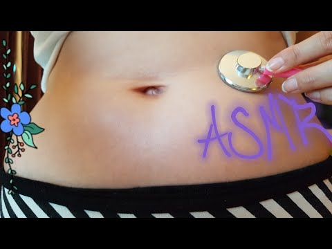 ASMR - Live Stomach Rumbles With Stethoscope And Sloshing | Food baby