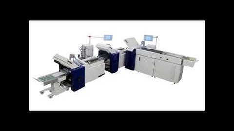 MB Bäuerle - Folding machine prestigeFOLD NET 38/4/4/4 with 18-fold cold glue