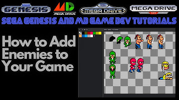 How to Add Enemies to Your Game: Sega Mega Drive / Genesis - Beginner Game Dev Tutorials