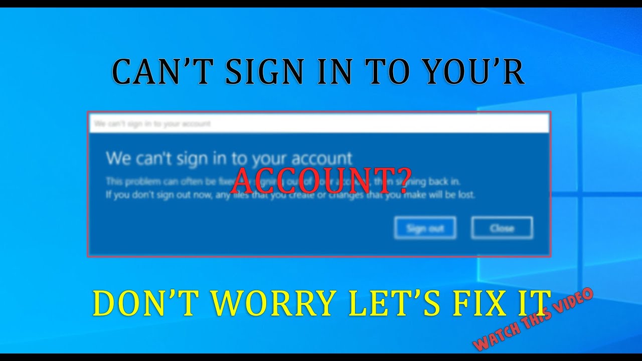 Windows Sign Out Problem Sign In To Temporary Profile FIXED 