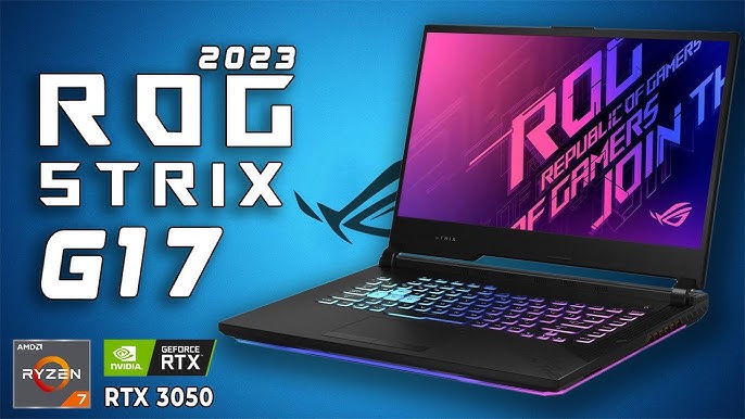 ASUS ROG Strix G17 (2023) 17.3” QHD 240Hz Gaming Laptop, Ryzen 9-7845HX,  NVIDIA GeForce RTX 4060, 16GB DDR5 RAM, 1TB SSD, Windows 11, G713PV-WS94