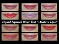 Best & Worst ~ Liquid Lipstick Testing