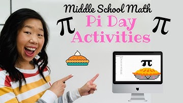 Pi Day Activities for middle School Math (grades 6 7 8 Math)