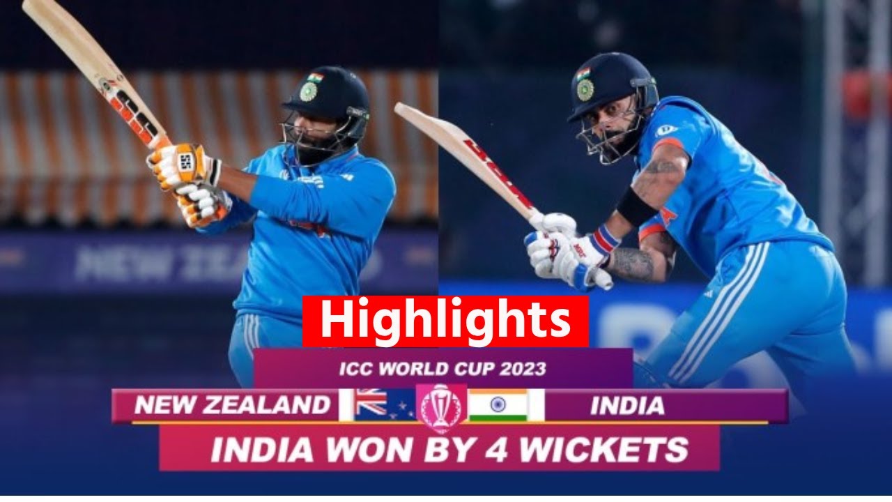 India vs New Zealand World Cup 2023 Highlights: IND vs NZ Highlights ...