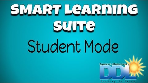 SMART Learning Suite: Student Mode