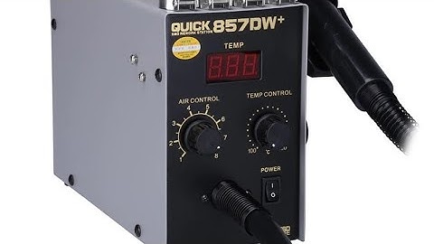 smd hot gun quick 857dw+ dead repair || smd quick 857dw+ power not working but fuse ok