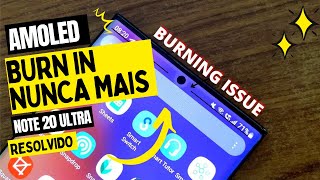 Tela do Celular com Marcas Rosa e Vermelha! Burn-in Troca de Tela Samsung Galaxy Note 20 Ultra