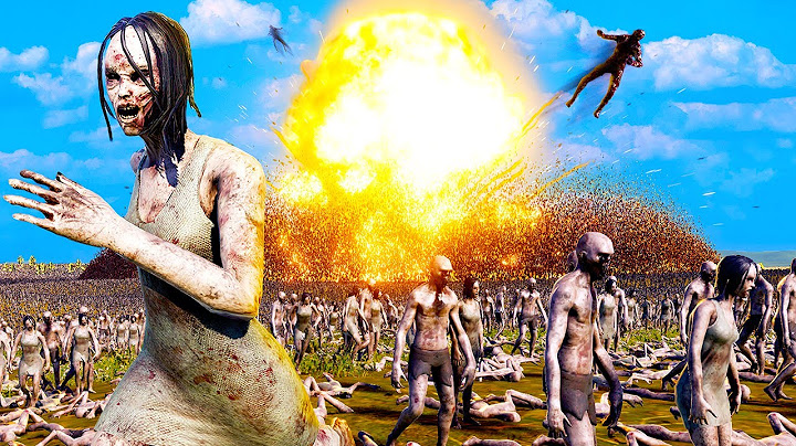 NUKING Over 10 Million ZOMBIES - Ultimate Epic Battle Simulator 2