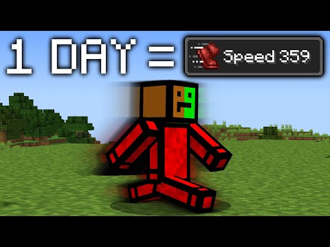 Minecraft, But The Speed Increases…