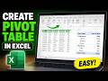 How To Create a Pivot Table In Excel