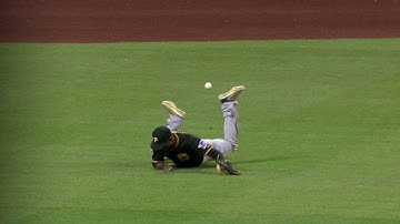 PIT@NYM: Marte leaves the game with an injury