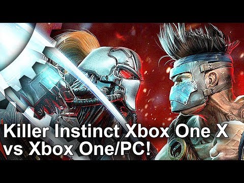 [4K] Killer Instinct Xbox One X vs PC vs Xbox One Graphics Comparison + Frame-Rate Test