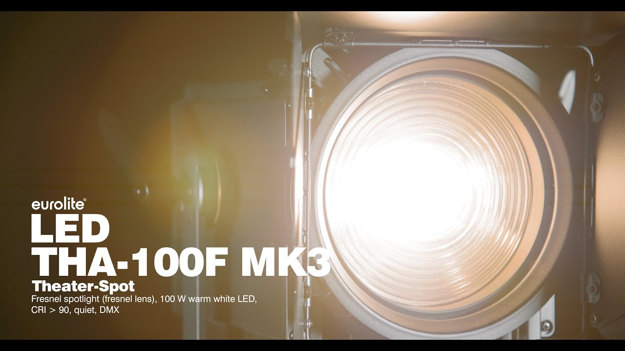 Spot de théâtre EUROLITE LED THA-100F MK3