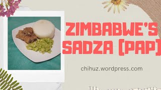 How to cook Sadza (Pap) Zimbabwe's staple food