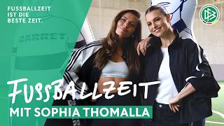 "Bin ganz großer Fan von Derbys" | FUSSBALLZEIT mit Sophia Thomalla