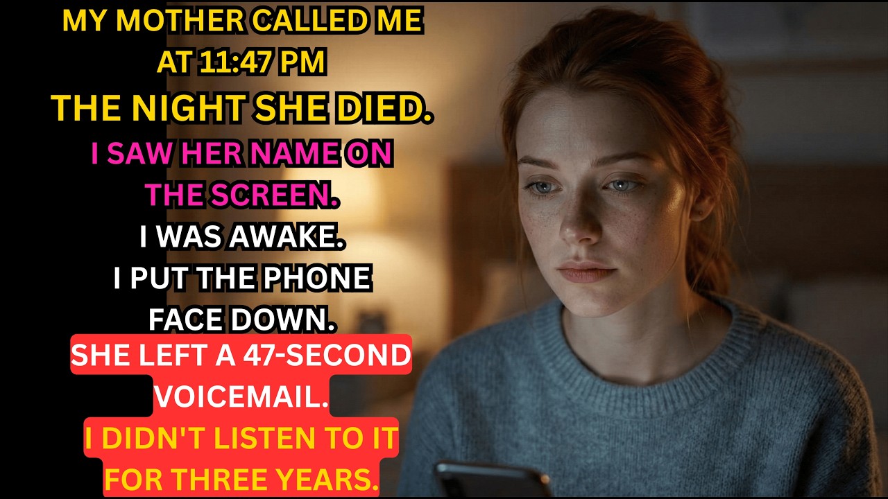 My Mother Left Me A Voice Message The Night She Died — I Didn't Listen To It For Three Years