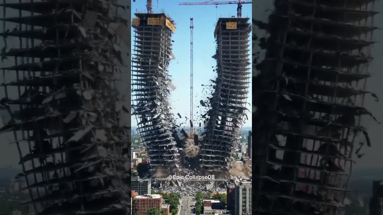 Skyscraper Construction Collapses Due to Budget Cuts — Shocking Engineering Failure!