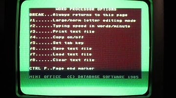 Commodore 64 Mini Office Word