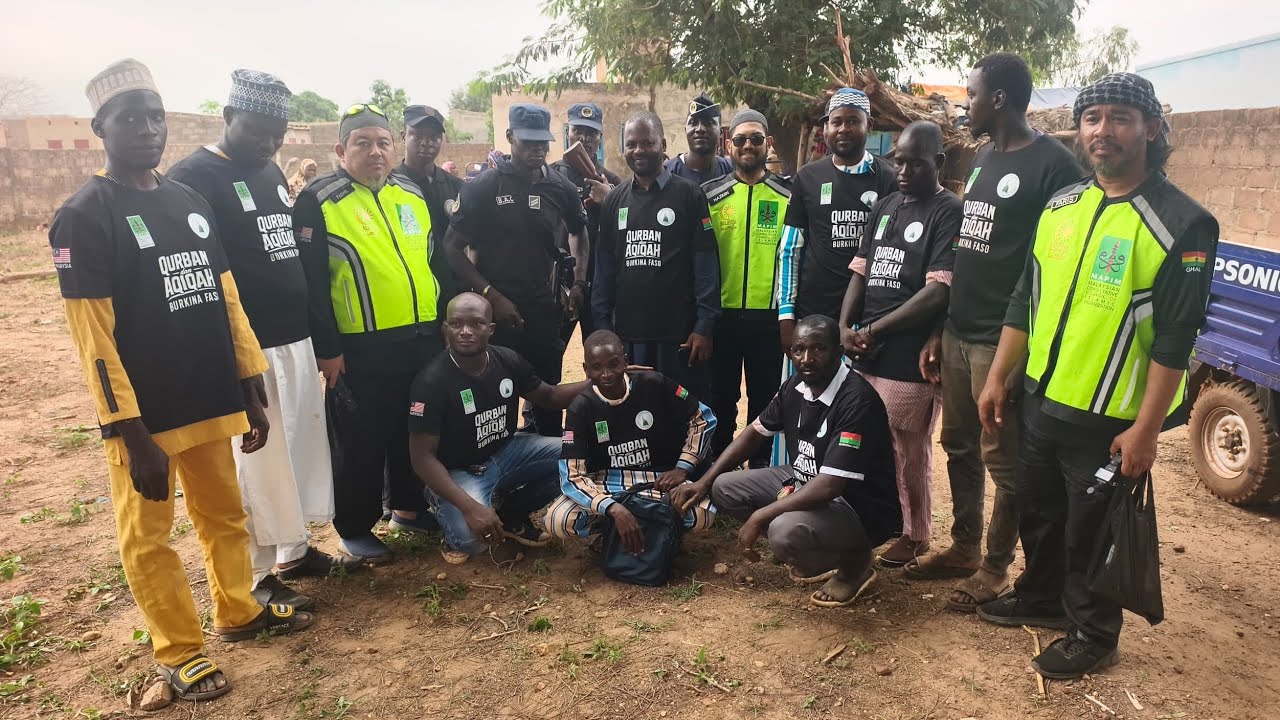 Qurban dan agihan hari kedua di Secteur 33, Bobo-Dioulasso
