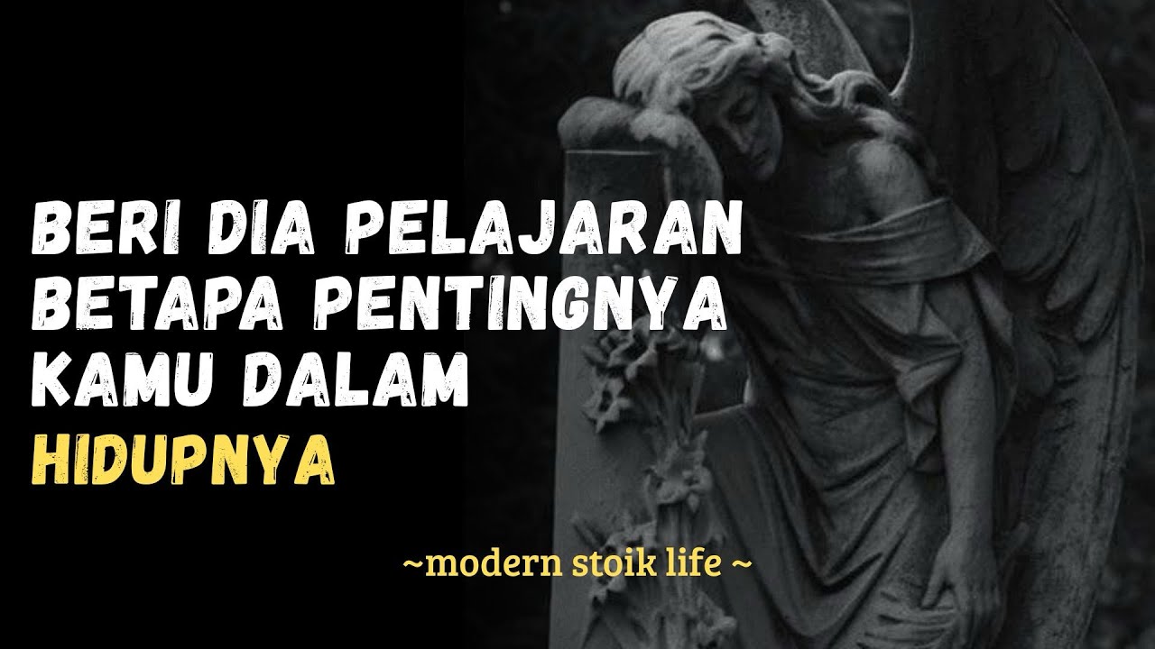 Beri Dia Pelajaran Betapa Pentingnya Kehadiran | Stoikisme Dan Cinta