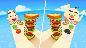 Noodle Run | Sandwich Runner - All Level Gameplay Android,iOS - NEW HUGE APK UPDATE