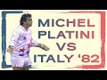 Michel Platini vs Italy | 1982 World Champions vs Rest of the World XI