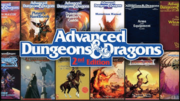 RPG Overview 200 Advanced Dungeons & Dragons 2nd Edition (GOAT)