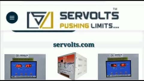 Oil  Cooled Servo Stabilizer After Installation Video at Site | Servo Stabilizer Working at a Site|