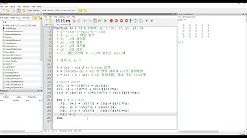 [사마귀 Octave, MATLAB 수치해석] 53. (예제포함) 유한차분법