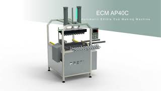Automatic Edible Cup Making Machine - ECM AP40C