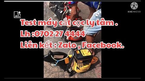 Máy cắt cọc ly tâm husqvarna k750 k760 .đt (0702 27 4444)