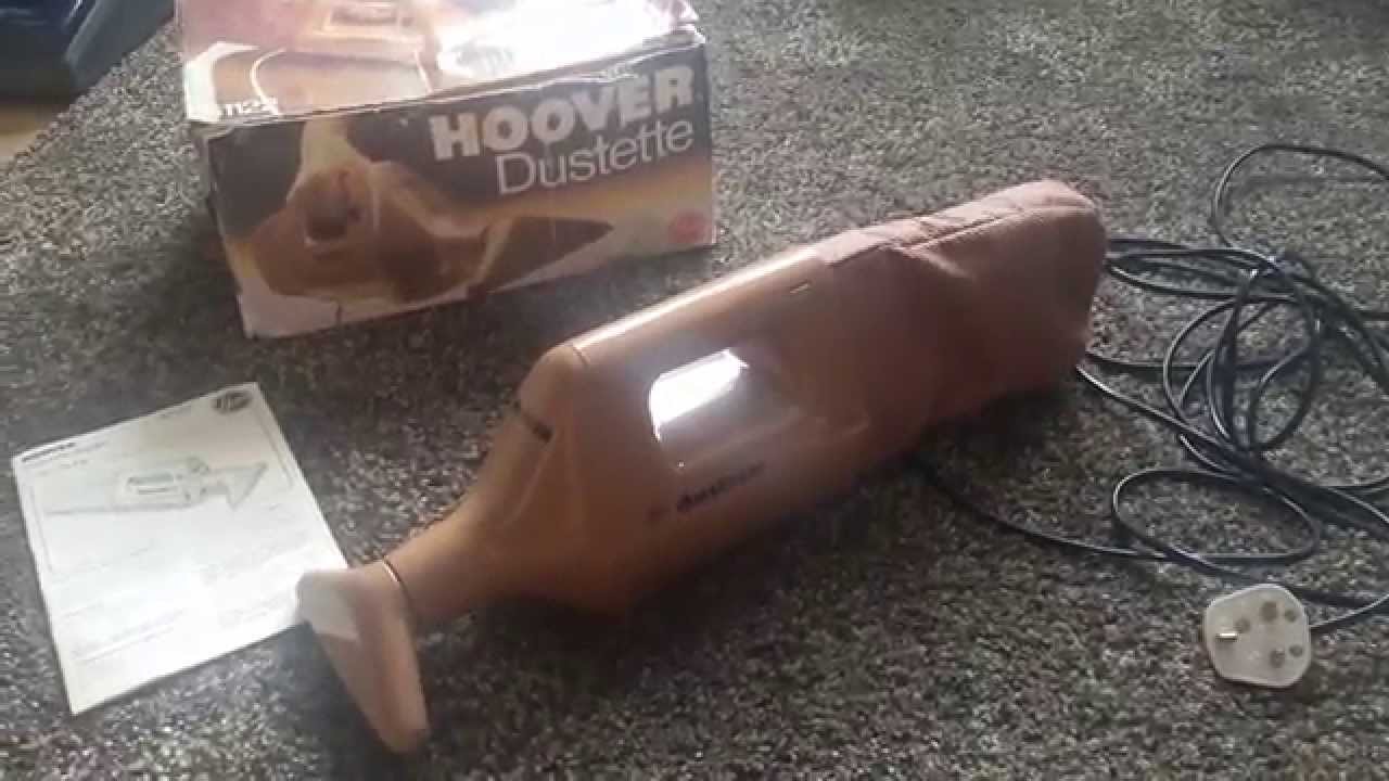Dustettes Vintage 1986 Hoover Dustette S1122 Handheld Vacuum - YouTube