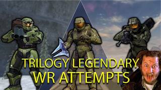 Halo LEGENDARY Trilogy Speedruns for WR! | Campaign Evolved ILs after!