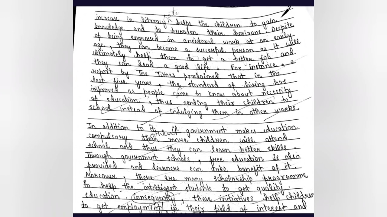 IELTS WRITING SAMPLE ESSAY ON EDUCATION | MY WRITING | SIMPLE TIPS AND TRICKS 