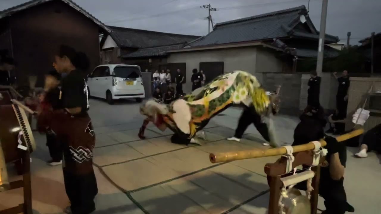 2025-10-04 山階北山獅子組 村遣い その45