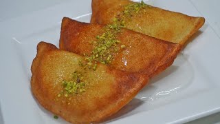 قطايف جبنة وجوز |  katayef cheese & nuts | ASMR