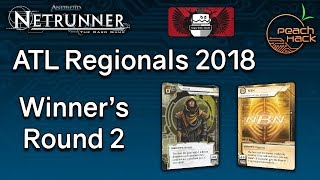Netrunner - Adam vs. Controlling the Message - 2018 Atlanta Regional Champs - Winner's Round 2