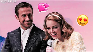 Emma Stone Can't Stop Flirting with Ryan Gosling