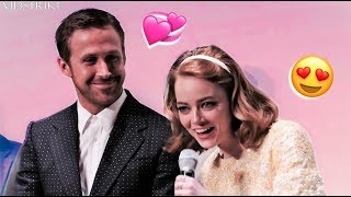 Emma Stone Can&#39;t Stop Flirting with Ryan Gosling