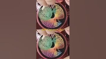 Oddly satisfying spirograph Digital Drawing Art 🌈 #shorts #youtubeshorts #relaxing #artwork